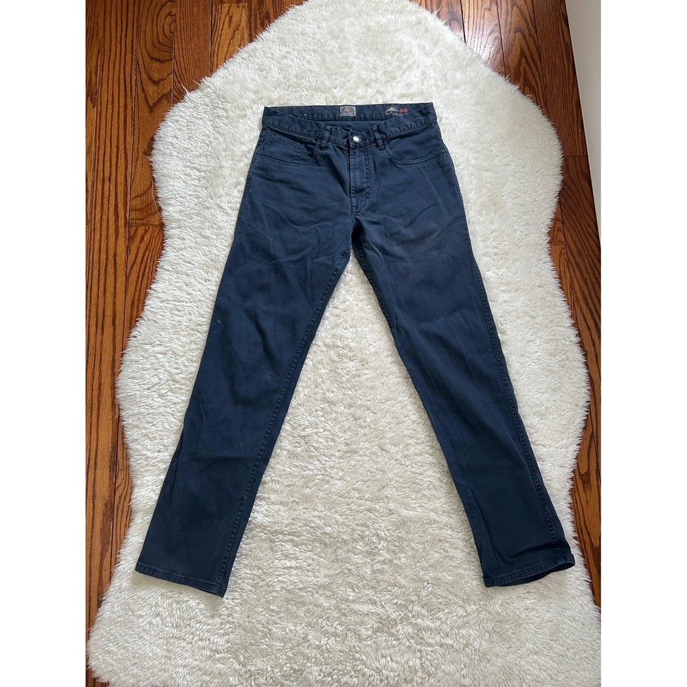 Faherty Brand 5-Pocket Pants Mens 29 Navy Blue Casual Coastal Slim Fit Everyday